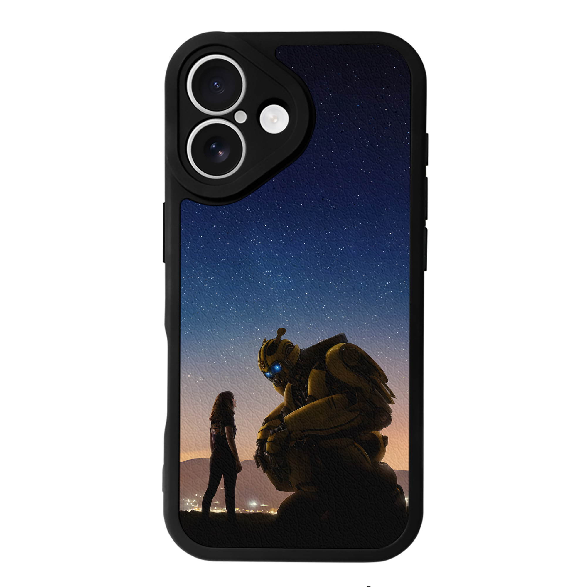 （画像用） Transformers トランスフォーマー 【iPhone 16シリーズ対応】シリコンスマホケース（レザー調） 材質：シリコン
